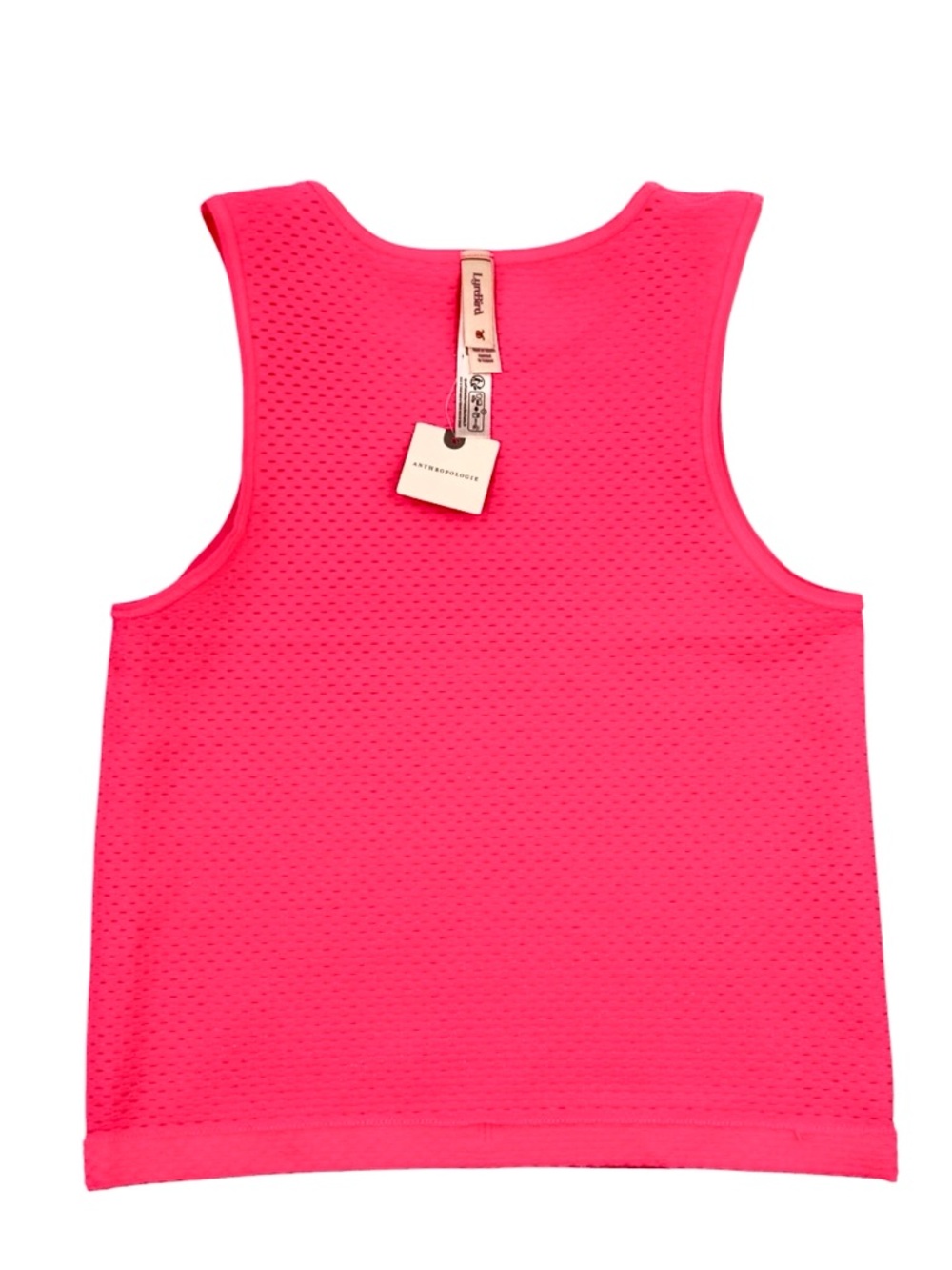 Anthropologie LyreBird Open Stitch Shimmer  Sleeveless Tank Top Size S / M - Picture 4 of 14